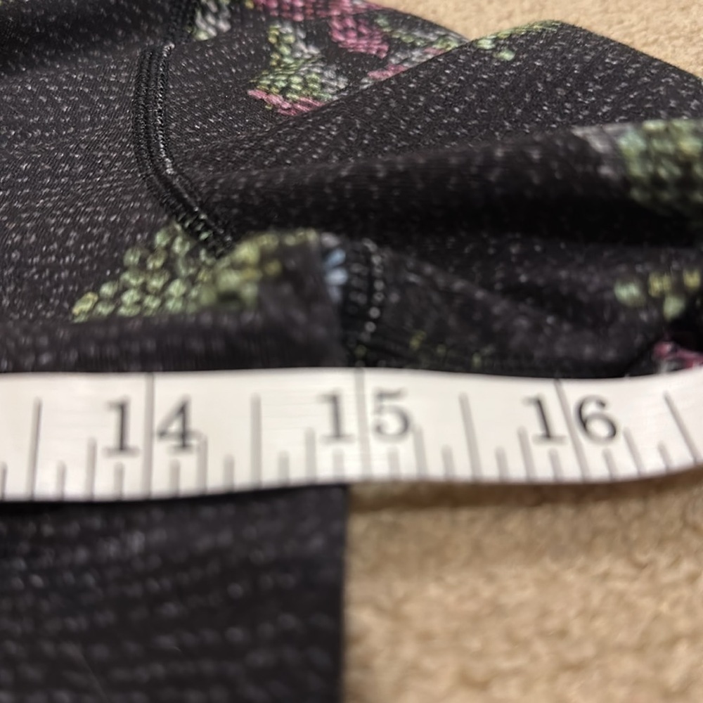 Black and Purple Fitted Bodysuit Top - Picture 5 of 6